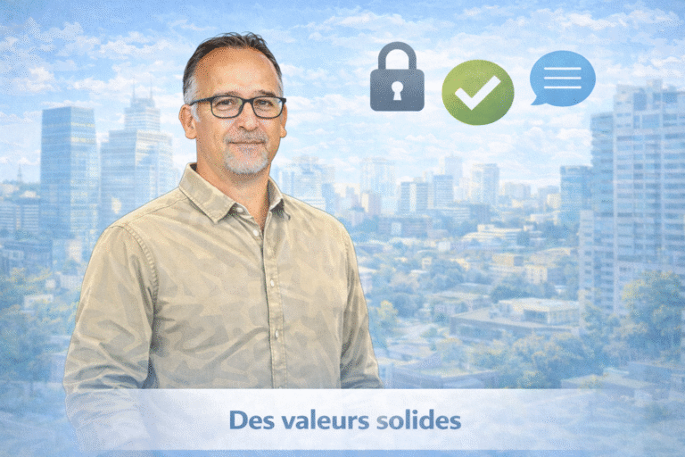 Des valeurs fortes au cœur de mon métier