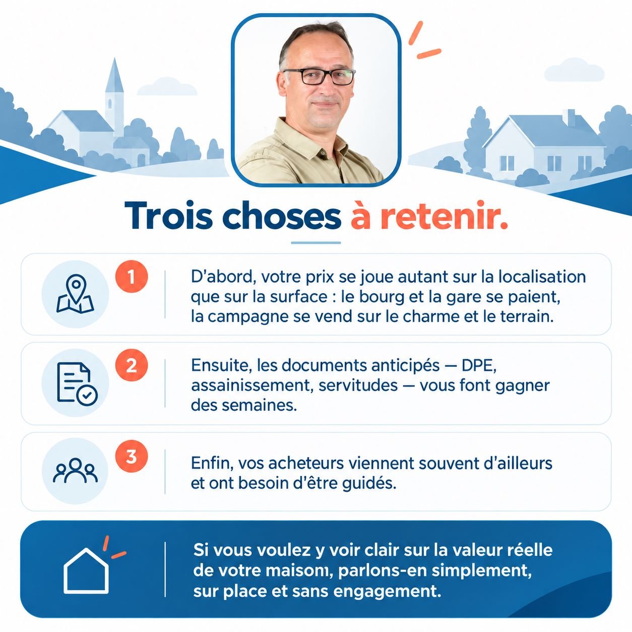 Infographie : les étapes pour vendre sa maison à Combourg avec Anthony Béral
